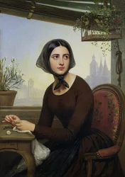 Rigolette versucht, sich während Germains Abwesenheit abzulenken, 1844